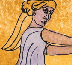 „Pompeian Perfumer“ Grace Hartigan, römisches Thema, Künstler des Abstrakten Expressionismus