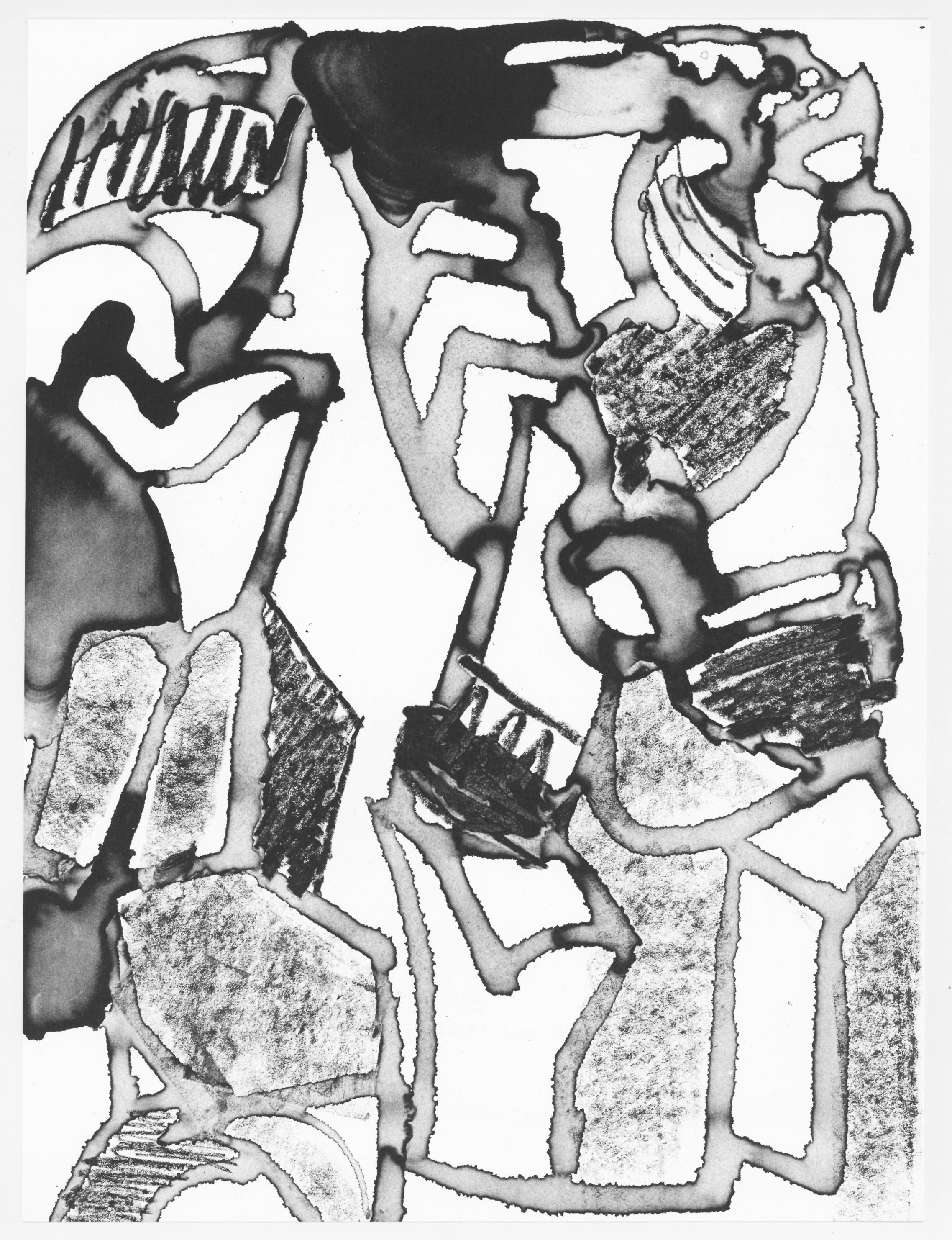 Lithographie sur papier vélin Mohawk Superfine Smooth. Format du papier : 11,937 x 8,96 pouces. Inscription : Non signé et non numéroté, tel que publié. Notes : Extrait du folio, En mémoire de mes sentiments, Frank O'Hara, 1967. Publié par le Museum