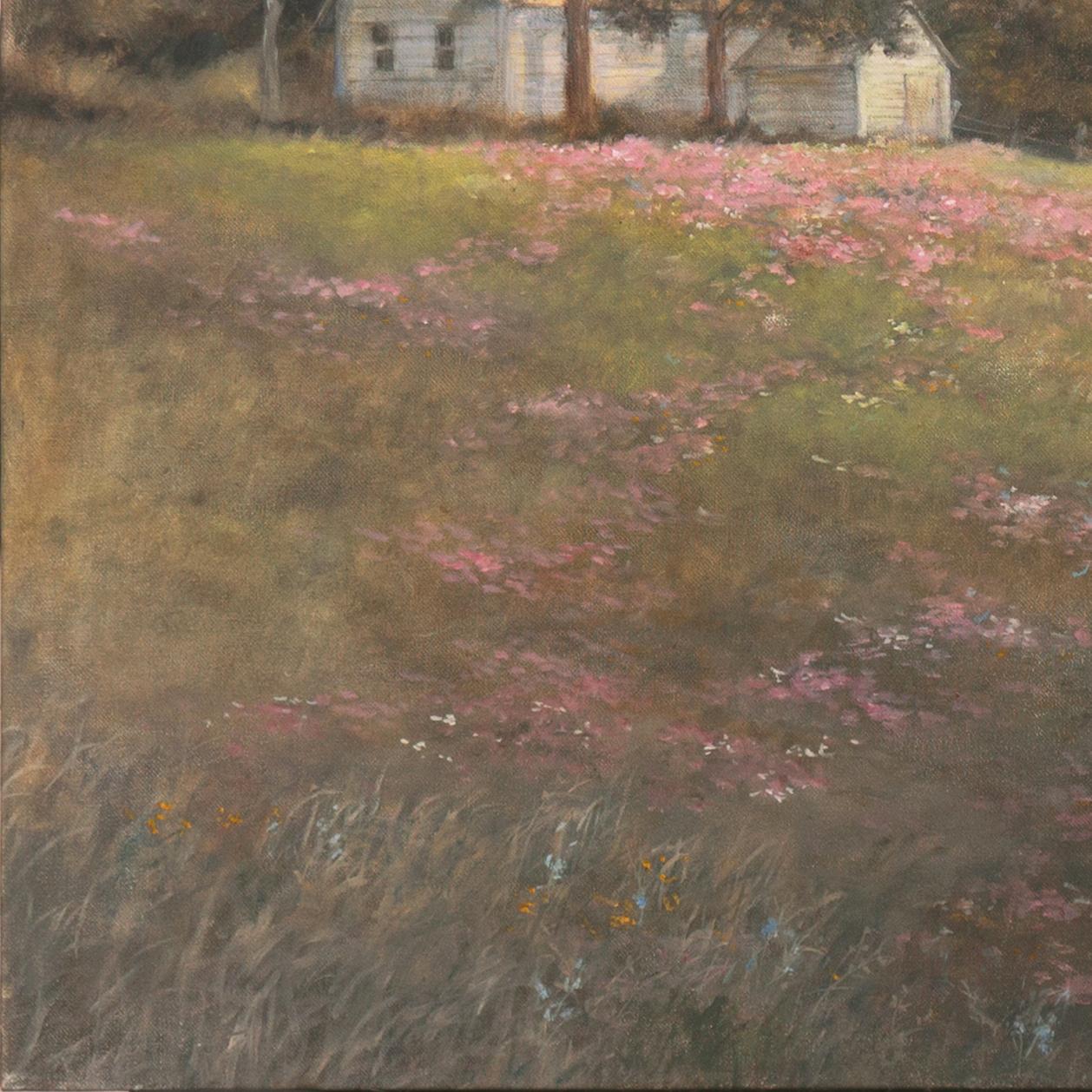 „Springtime in the Country“, Öl-Landschaft, New York, Cortland Art Association im Angebot 2