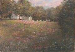 'Springtime in the Country', Oil Landscape, New York, Cortland Art Association