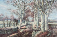 Grace Hill Turnbull (1880-1976) - 20th Century Oil, Sunlit Lane