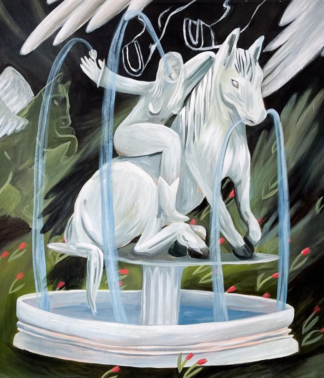 Landscape Painting de Grace Kennison - Nunca se ha montado