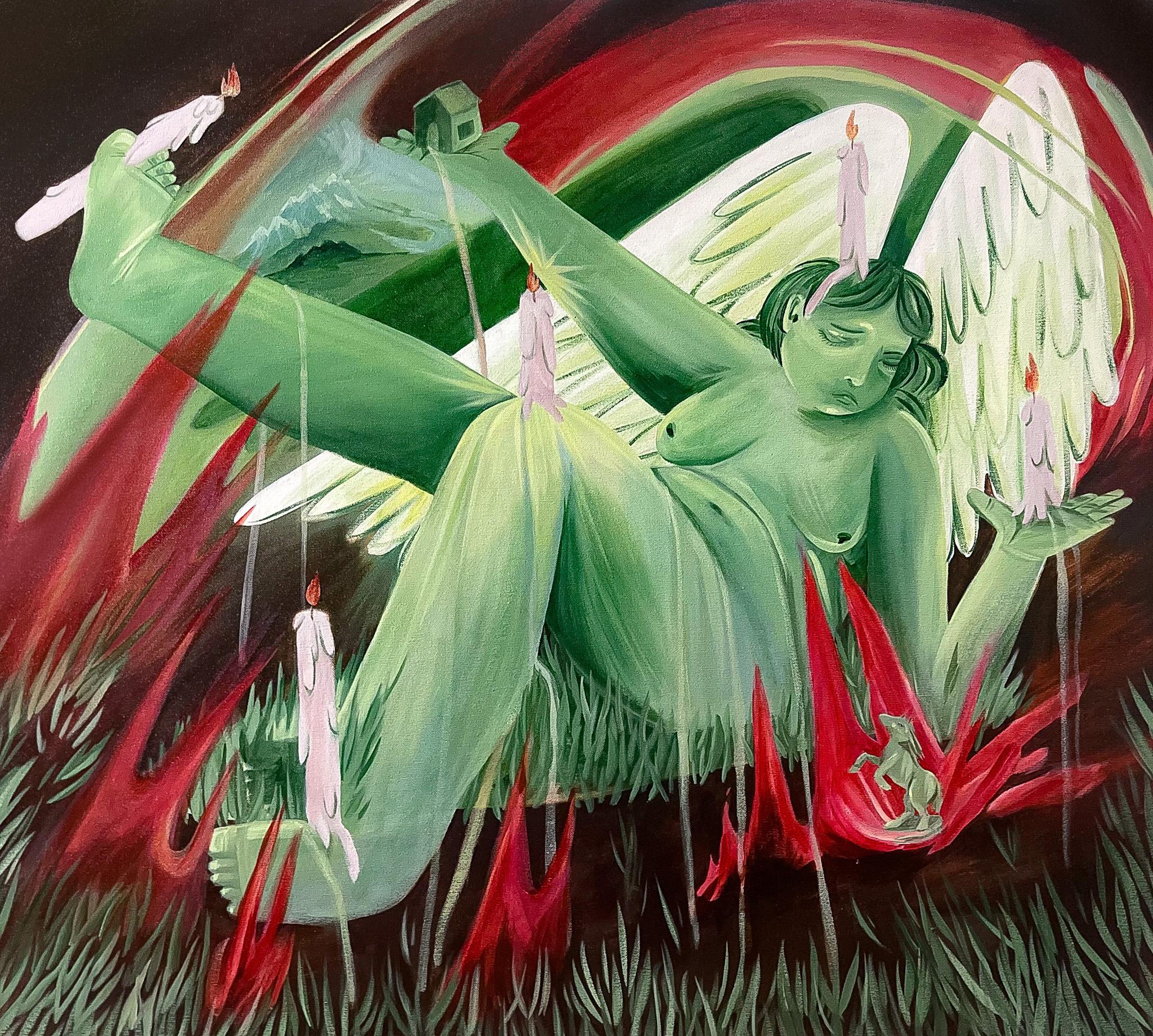 Not Know Myself From It - Painting by Grace Kennison