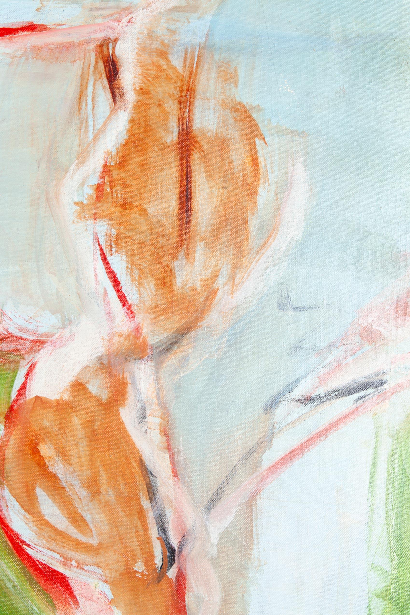 Untitled (Beige), Abstract Painting, von Grace Knowlton