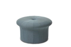Grace Light Steel Blue Pouf by Warm Nordic