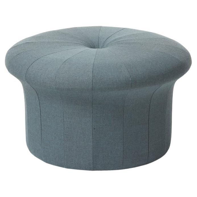 Grace Light Steel Blue Pouf by Warm Nordic