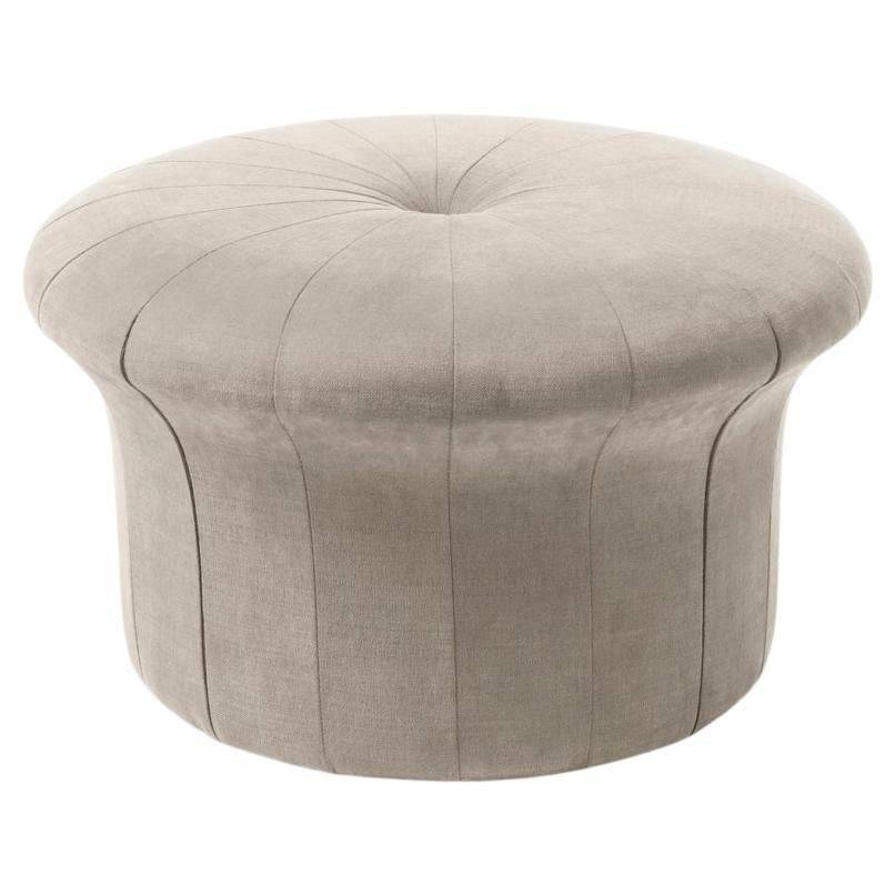 Grace Linen Pouf by Warm Nordic For Sale