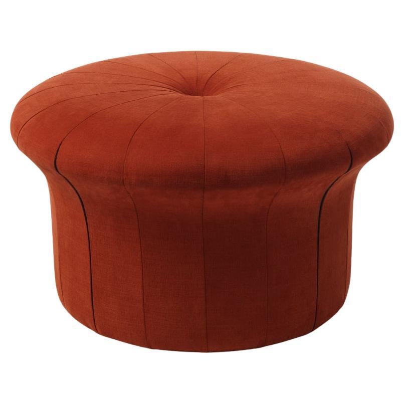 Grace Maple Red Pouf by Warm Nordic For Sale