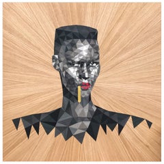 ""GRACE" - Œuvre d'art en marqueterie d'Emma Wood