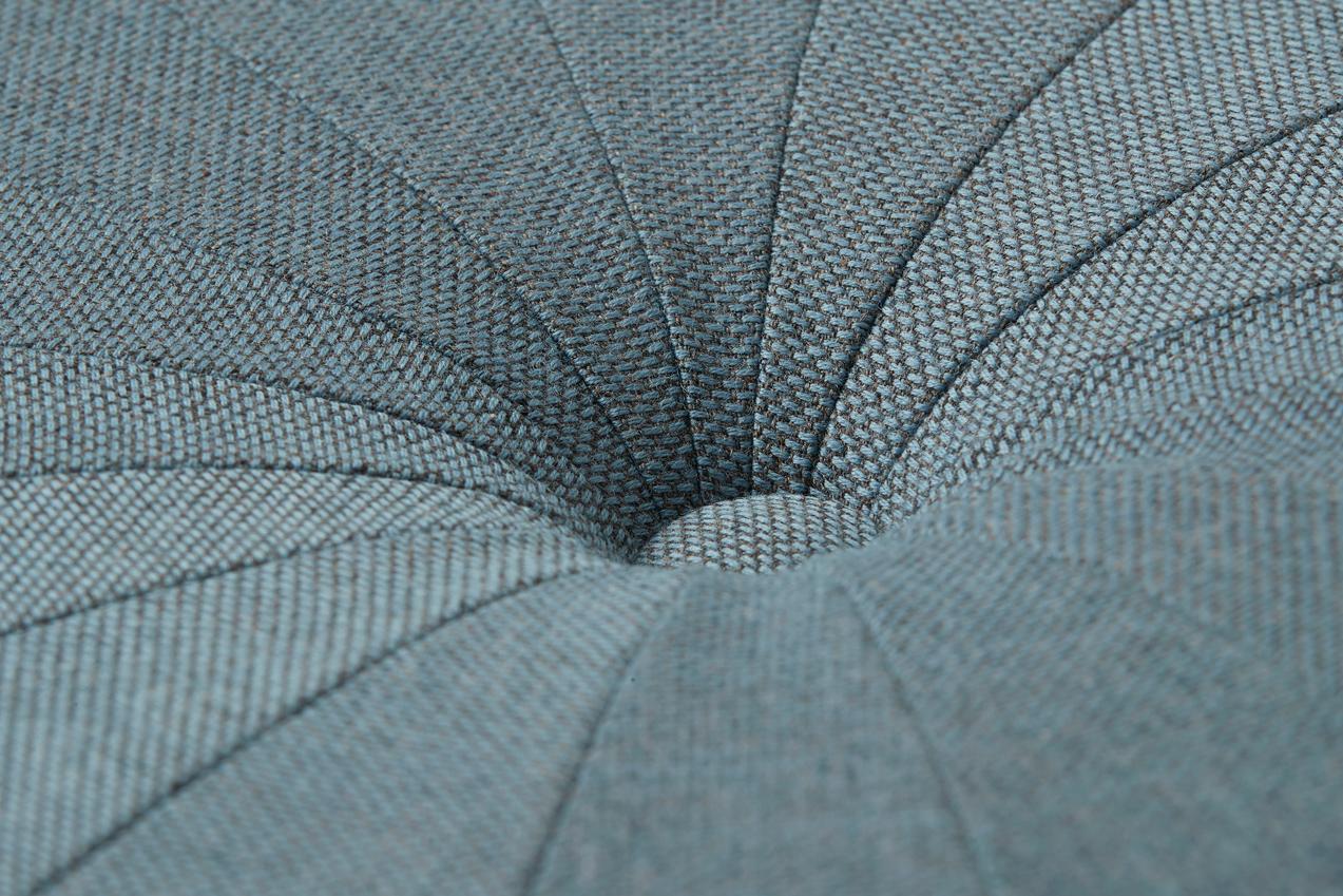 Grace Minty Grey Pouf by Warm Nordic In New Condition In Geneve, CH