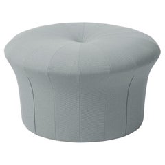 Grace Minty Grey Pouf by Warm Nordic