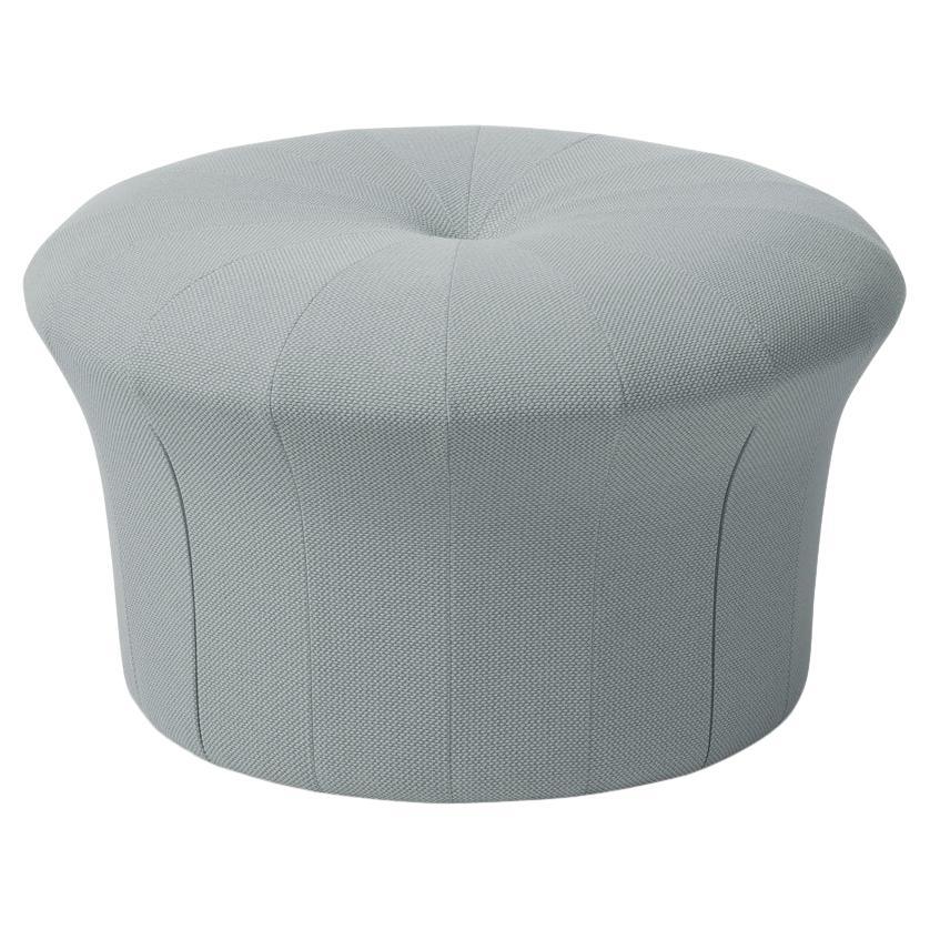Grace Minty Grey Pouf by Warm Nordic For Sale