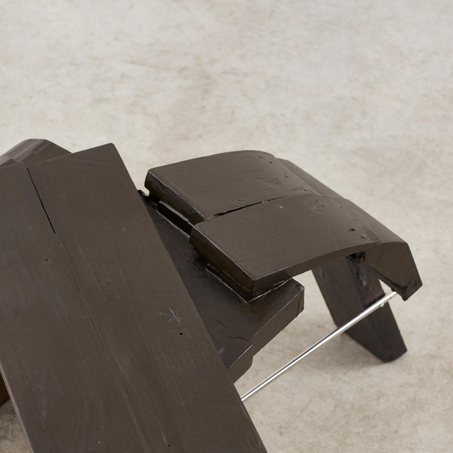Grace Prince Held Absence No.5 Low stool - UK, 2025 - AP 1, Edition of 1 For Sale 5