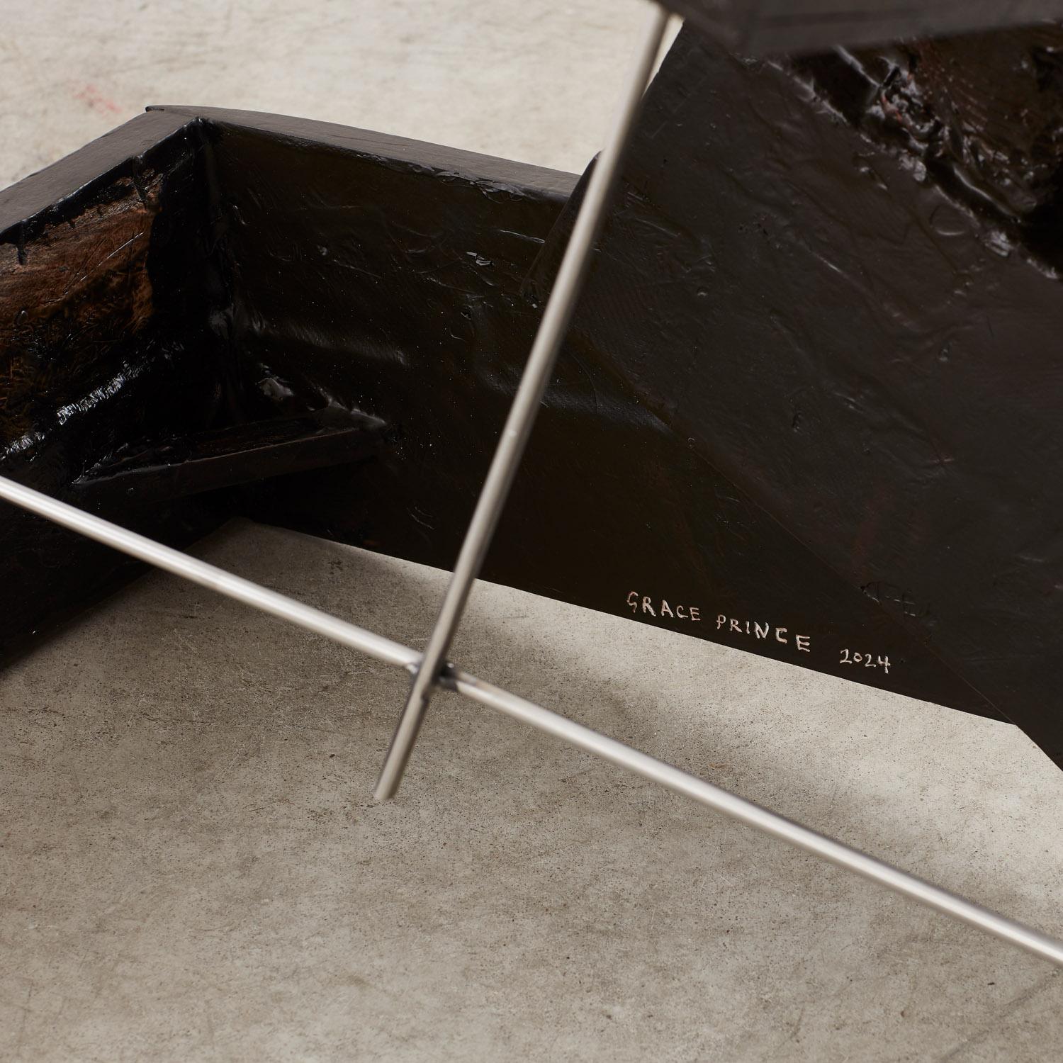 Grace Prince Held Absence No.5 Low stool - UK, 2025 - AP 1, Edition of 1 For Sale 7