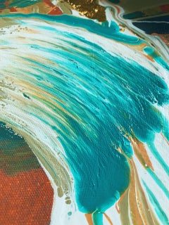 Ictus 6, Mixed Media auf Leinwand