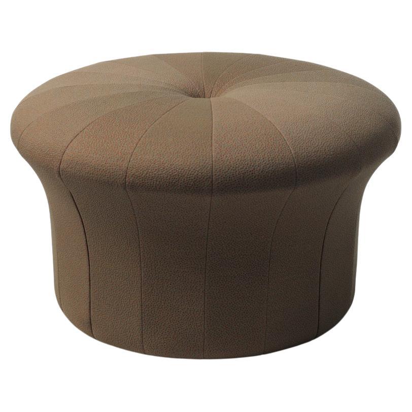 Grace Sprinkles Cappuccino Brown Pouf by Warm Nordic For Sale