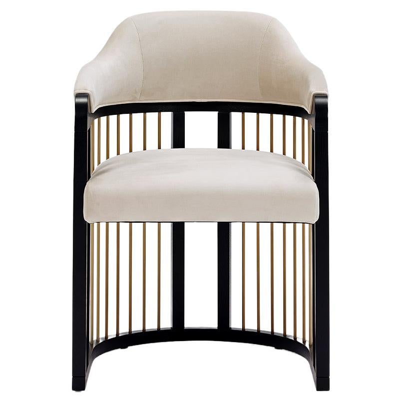 GRACE Urban dining chair in velvet For Sale