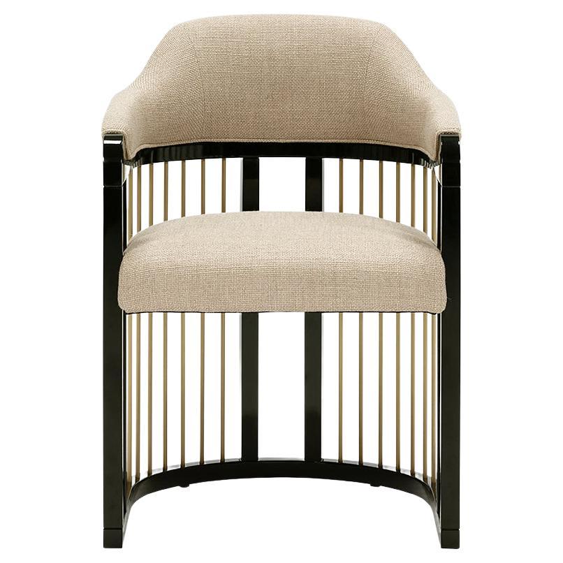 GRACE Urban dining chair in textured boho fabric For Sale at 1stDibs ...