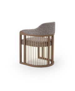 GRACE Urban dining chair in textured fabric