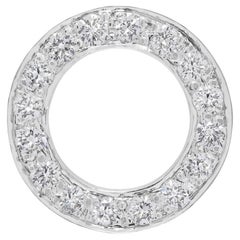 Graceful 0.4ct Natural Diamond Pendant in 18K White Gold