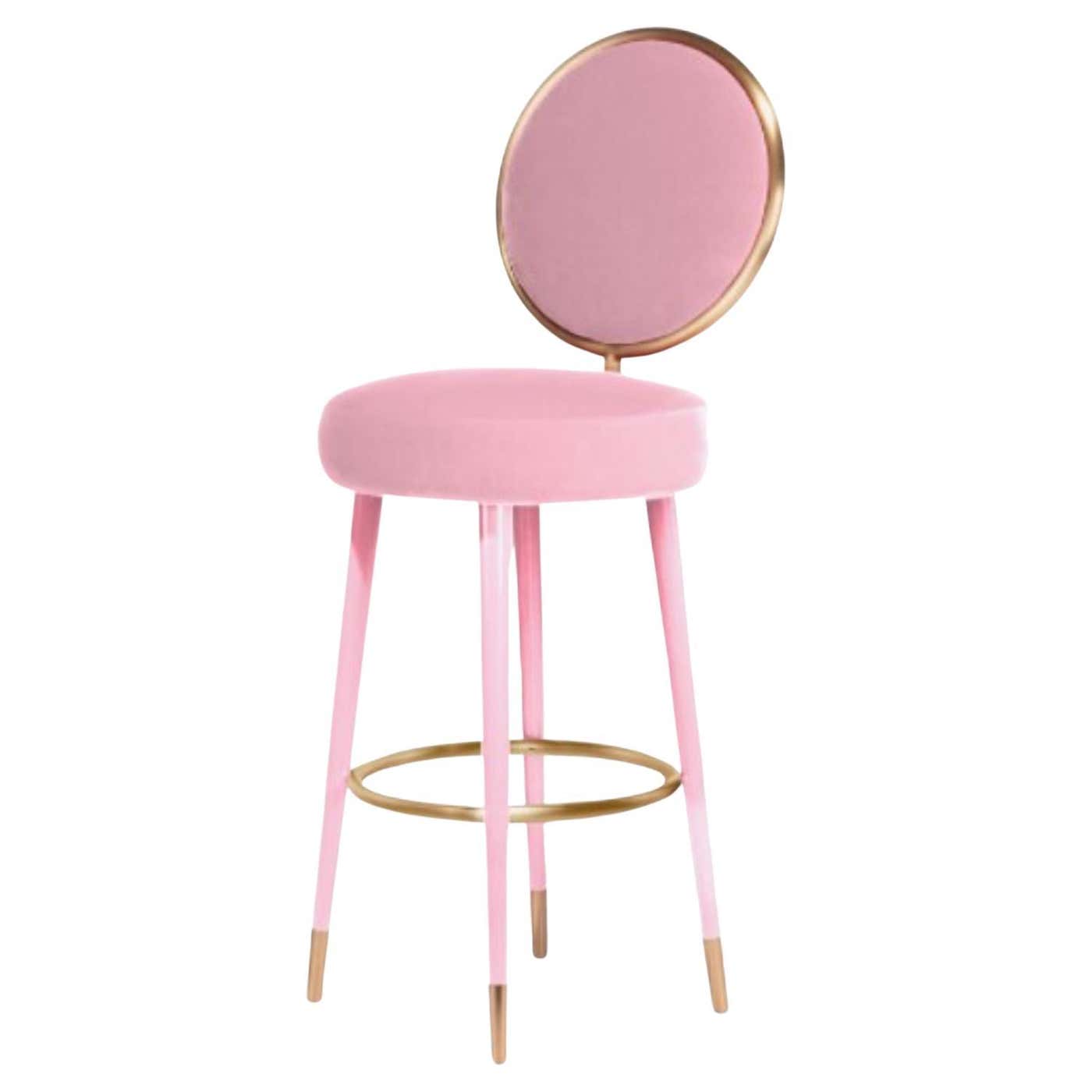 Pink Studio Stool Graceful Bar Stool Pink by Royal Stranger For Sale at 1stDibs | pink ...