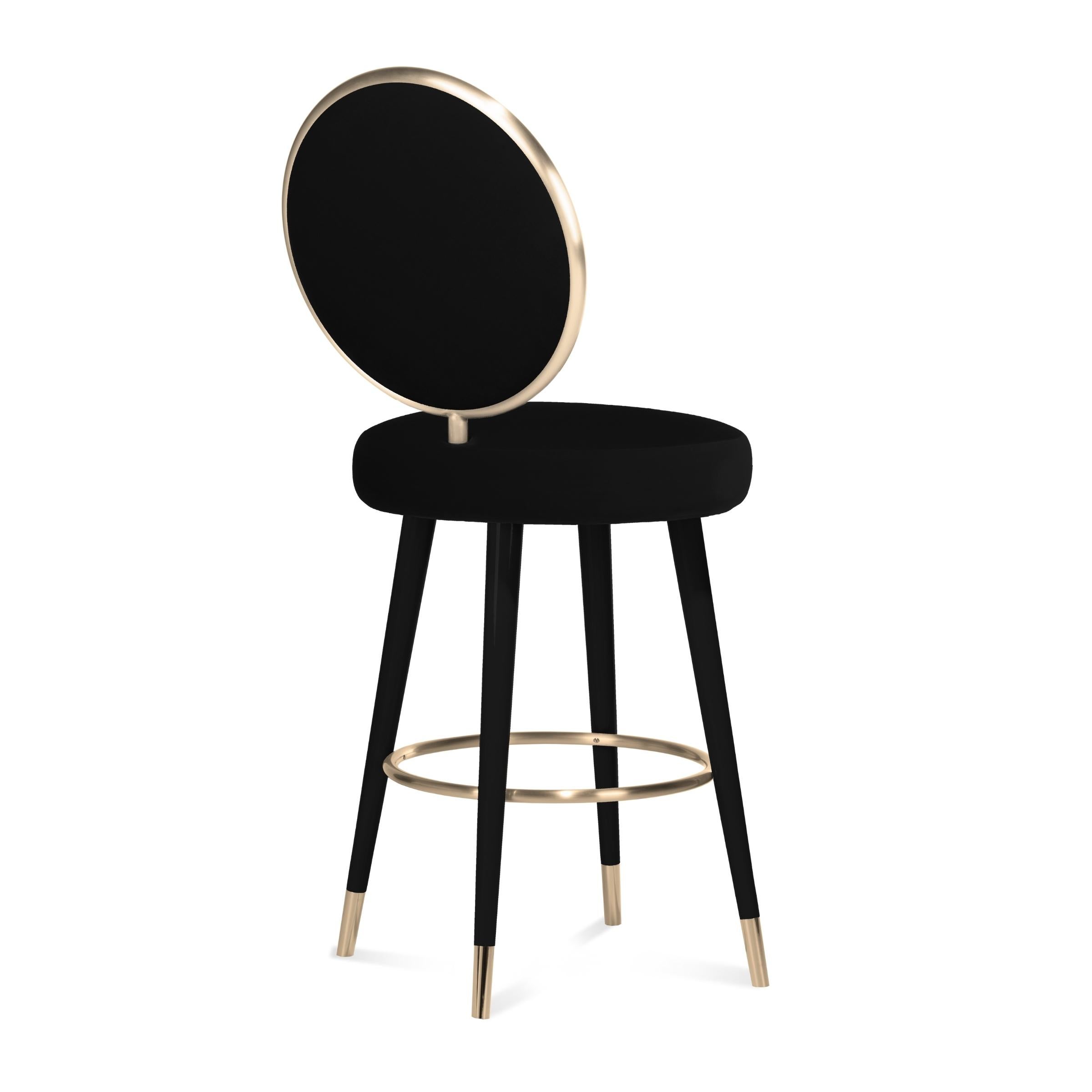 Graceful Counter Stool In New Condition For Sale In Vila Nova De Gaia, PT