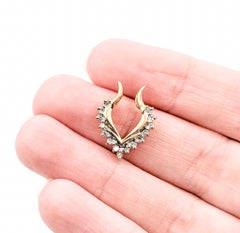 Pendentif gracieux en or jaune 14k