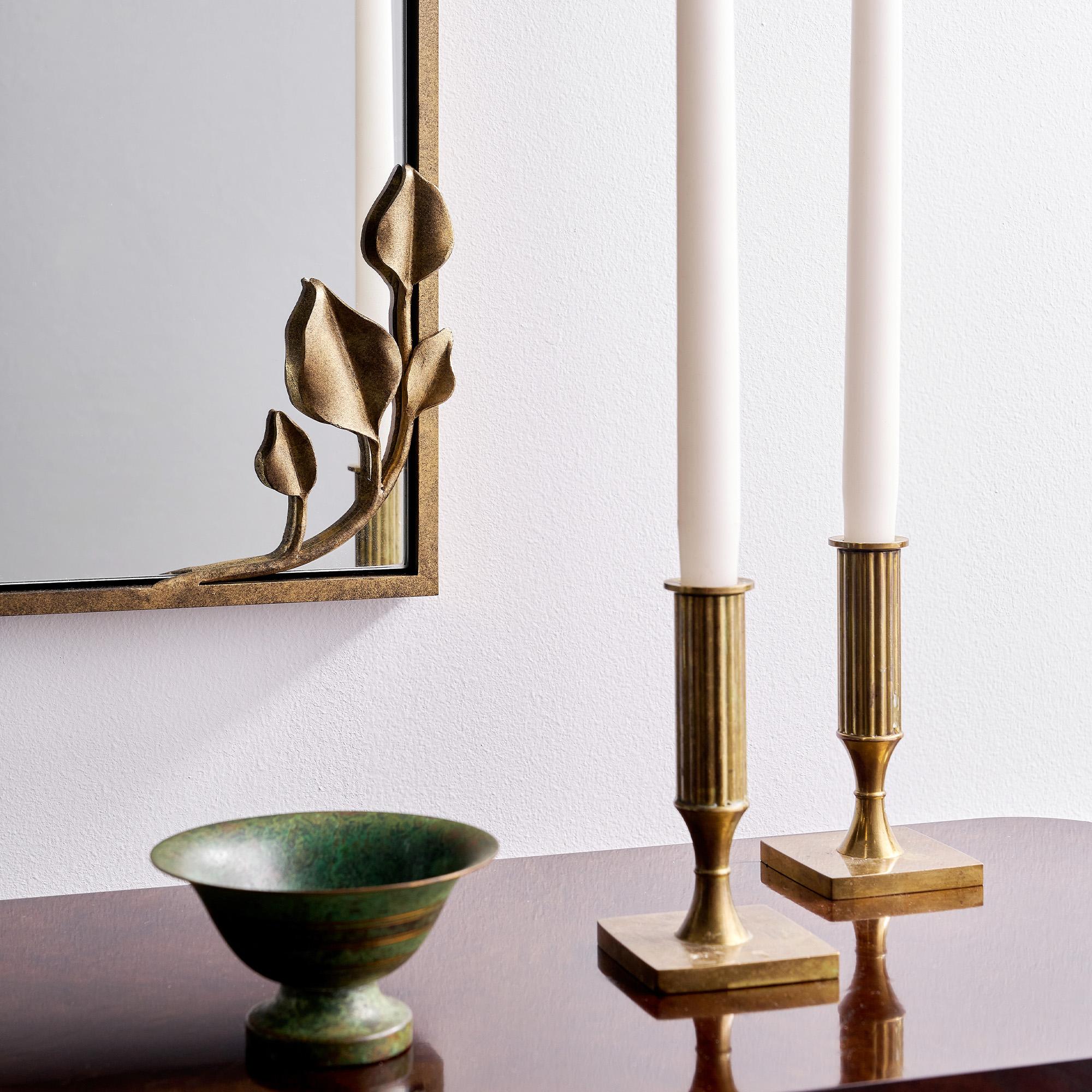 Graceful Leaf Spiegel in Tobacco im Angebot 2