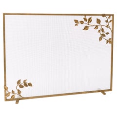 Pare-feu Graceful Leaves en or vieilli