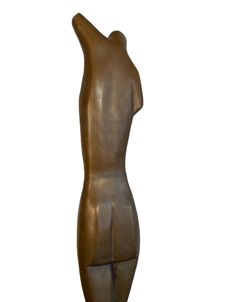 Graceful Nude Sculpture in Bronze For Sale at 1stDibs