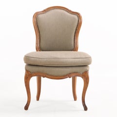 Graceful Pair of Louis XV style Side Chairs, C. 1930.