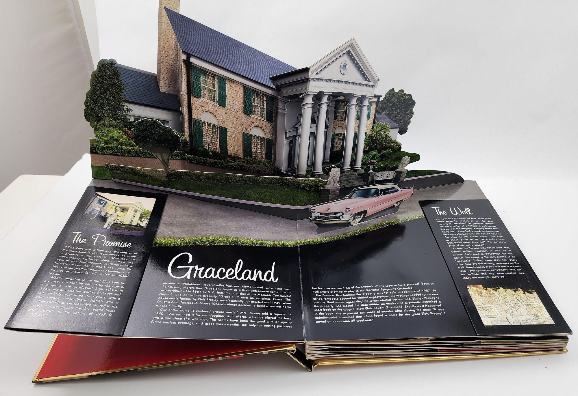 Graceland An Interactive Pop-Up Tour by Chuck Murphy and Priscilla Presley For Sale 2
