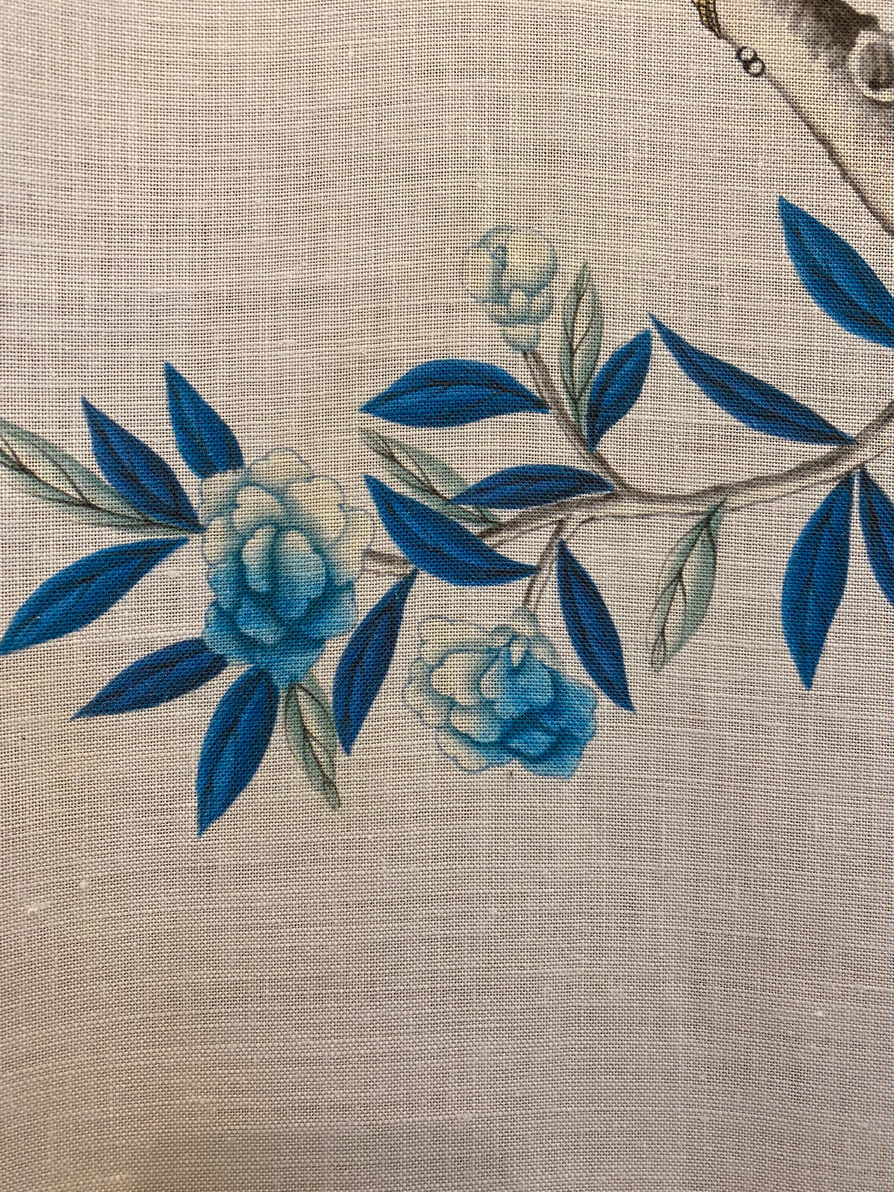 indigo garden fabric