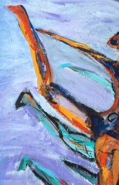 Graciela Cassel Dancers Oil on Canvas