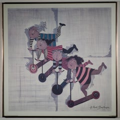 Graciela Rodo Boulanger Les Trot Inettes, Framed Lithograph 1970s
