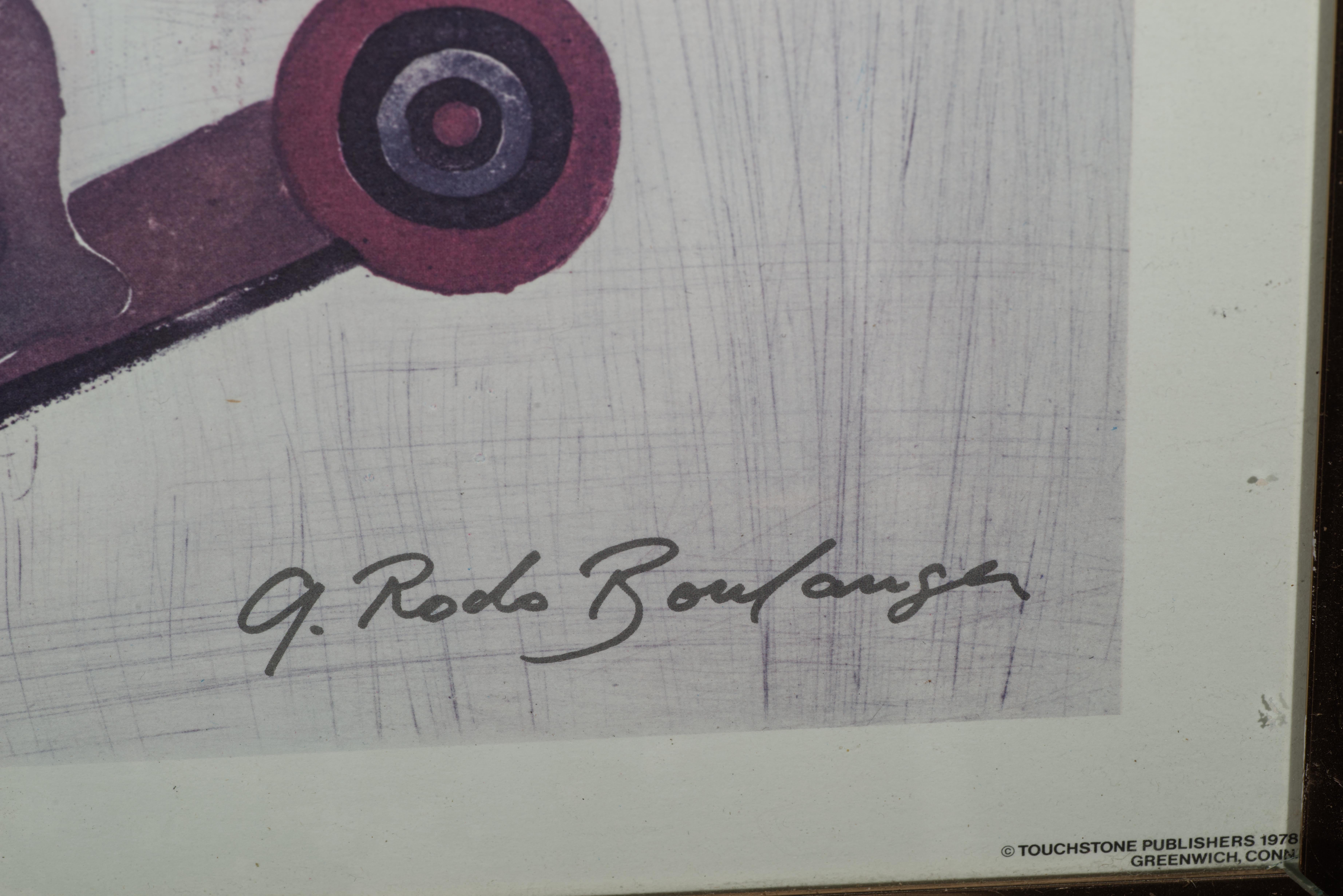 Graciela Rodo Boulanger Les Trot Inettes, Gerahmte Lithographie 1970er Jahre (Moderne der Mitte des Jahrhunderts) im Angebot