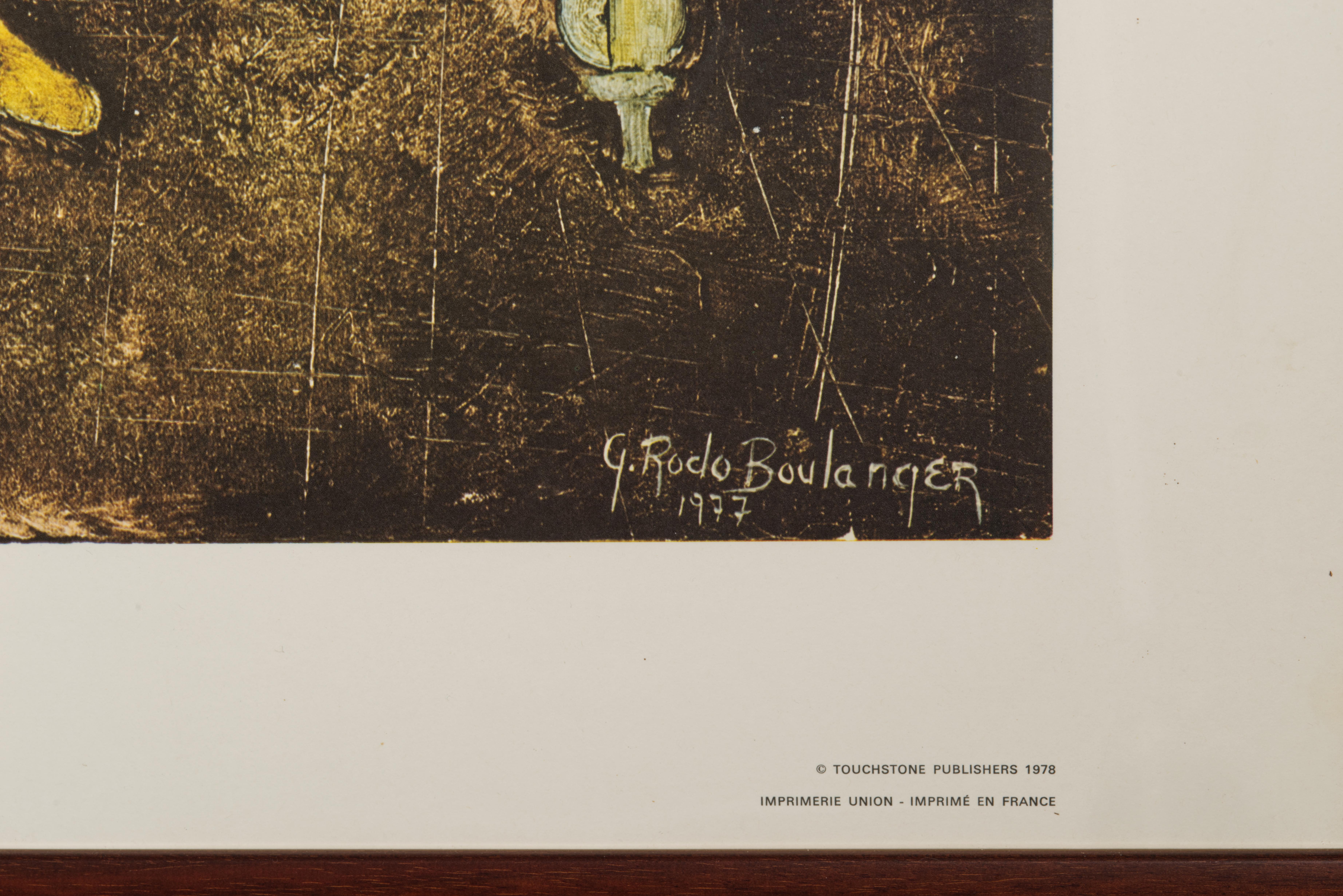 Graciela Rodo Boulanger Les Trot Inettes, Litografía enmarcada Años 70 Estadounidense en venta