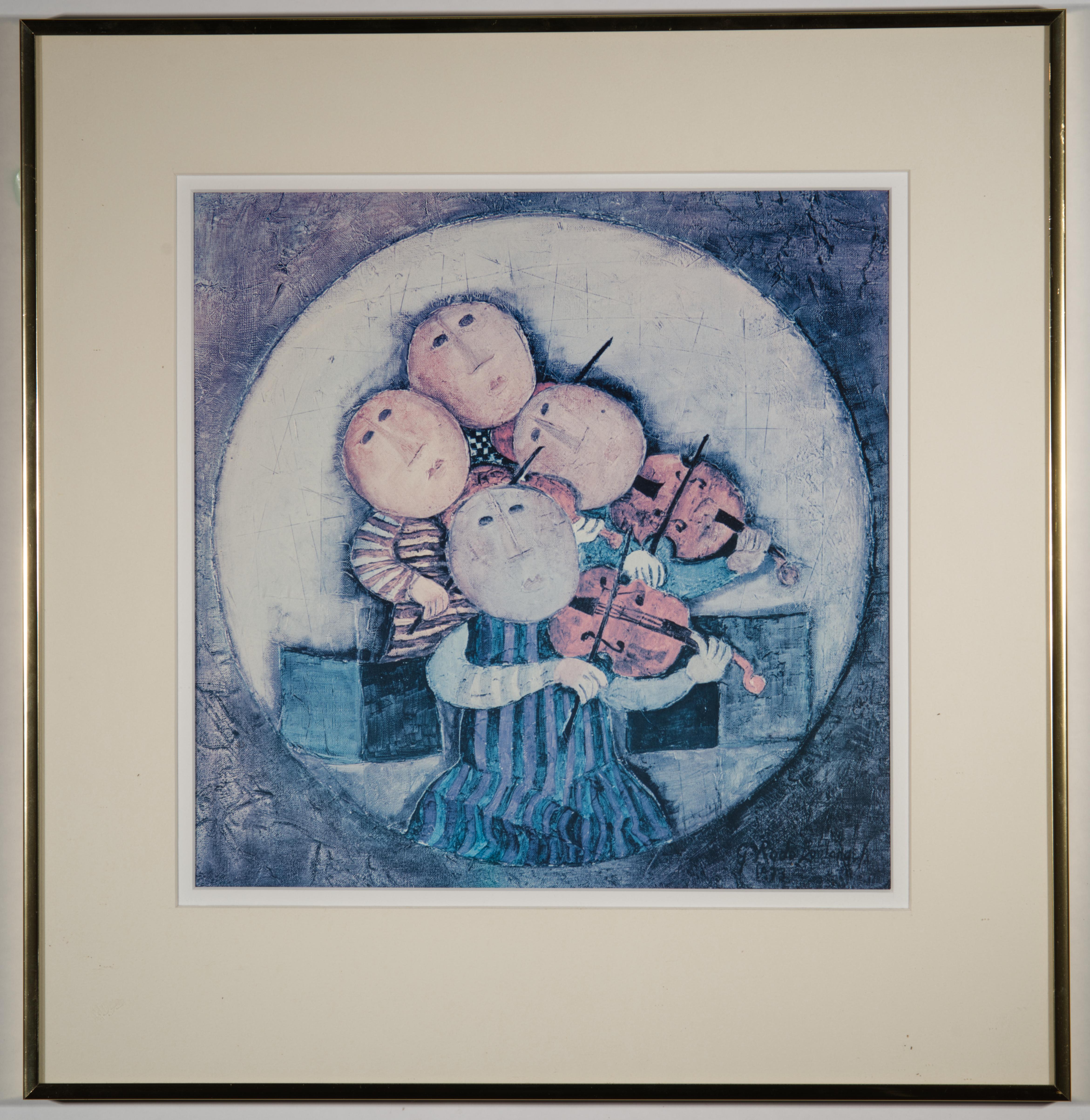  Die 1973 von Graciela Rodo Boulanger ins Leben gerufene Serie Little Musicians zeigt Gruppen von Jugendlichen, die verschiedene Musikinstrumente spielen. 