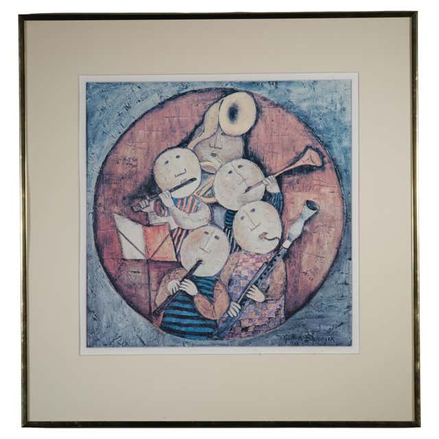 Graciela Rodo Graciela Rodo Boulanger One For Each One Framed Lithograph 1970s For ...