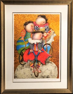 Retro Autour Du Monde - Lithograph by Graciela Rodo Boulanger 