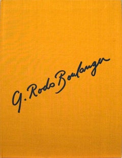 1973 Graciela Rodo Boulanger „Rodo-Boulanger Gravures 1961-1972“, orangefarbenes Buch