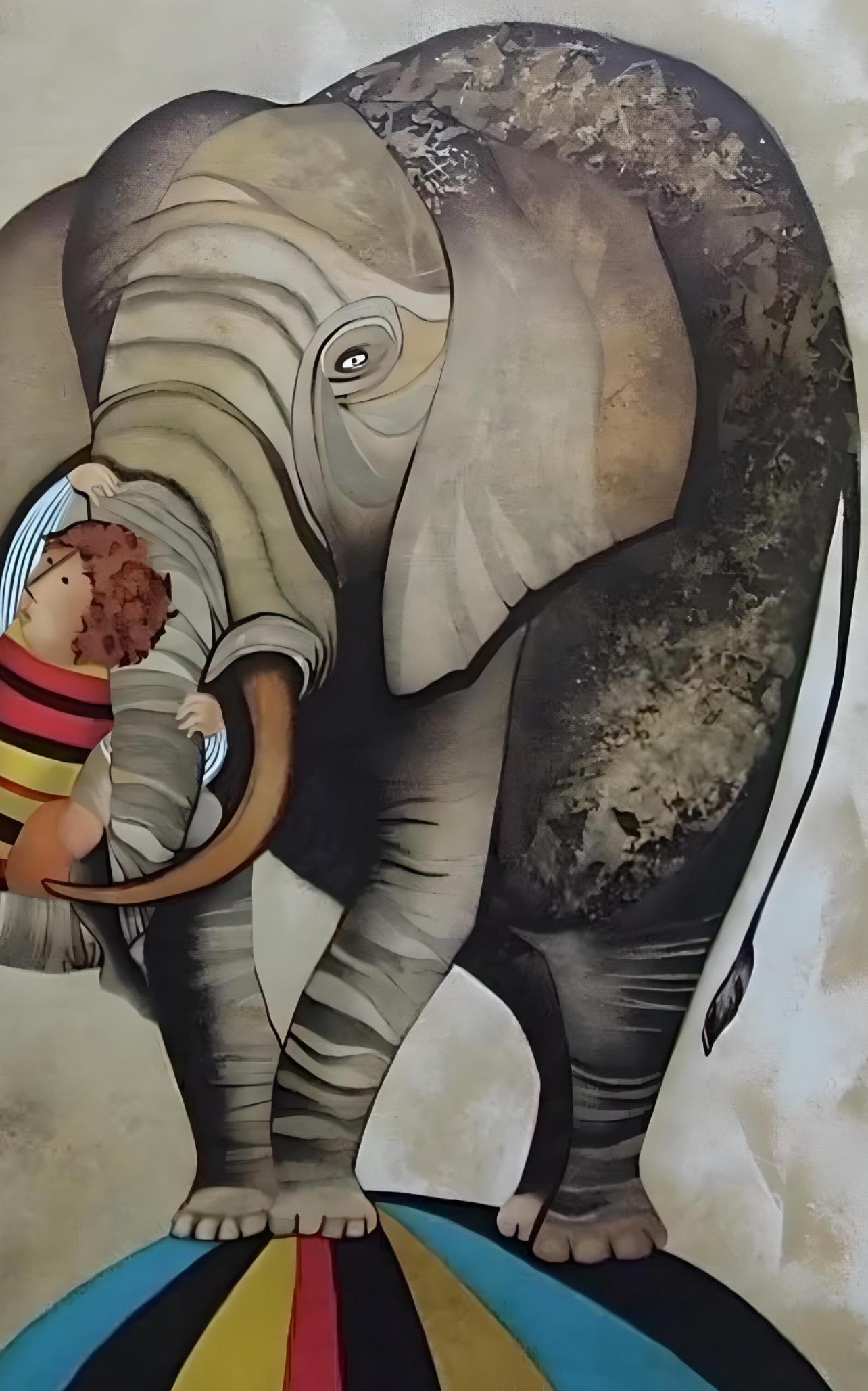 Boulanger, An Elephant for Kris (after) - Pop Art Print by Graciela Rodo Boulanger