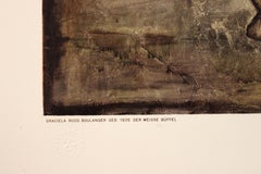 Der Weisse Büffel Lithograph Print, Unframed, 1970s, Good Condition