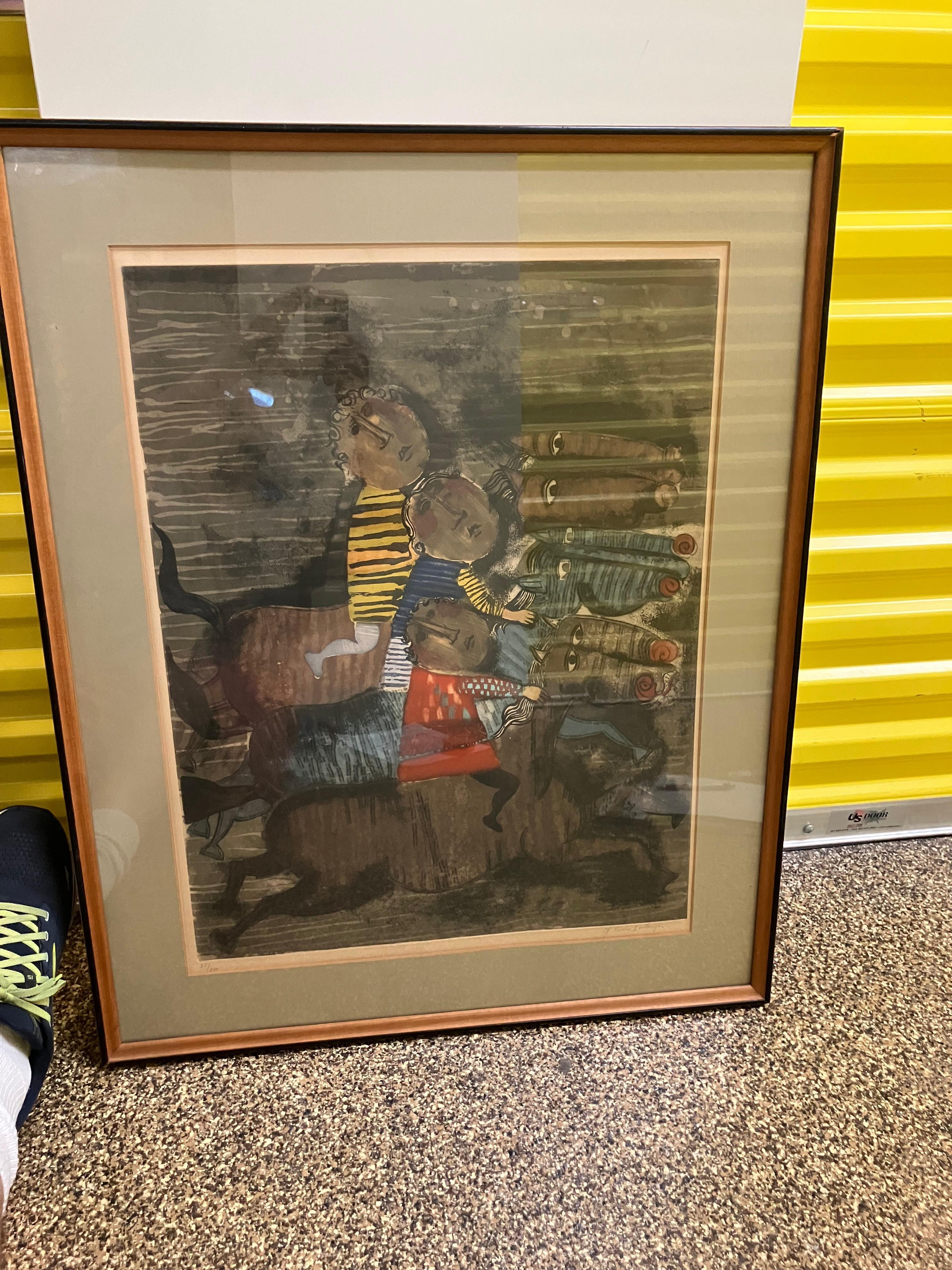 Graciela Rodo Boulanger Children on horses For Sale 1