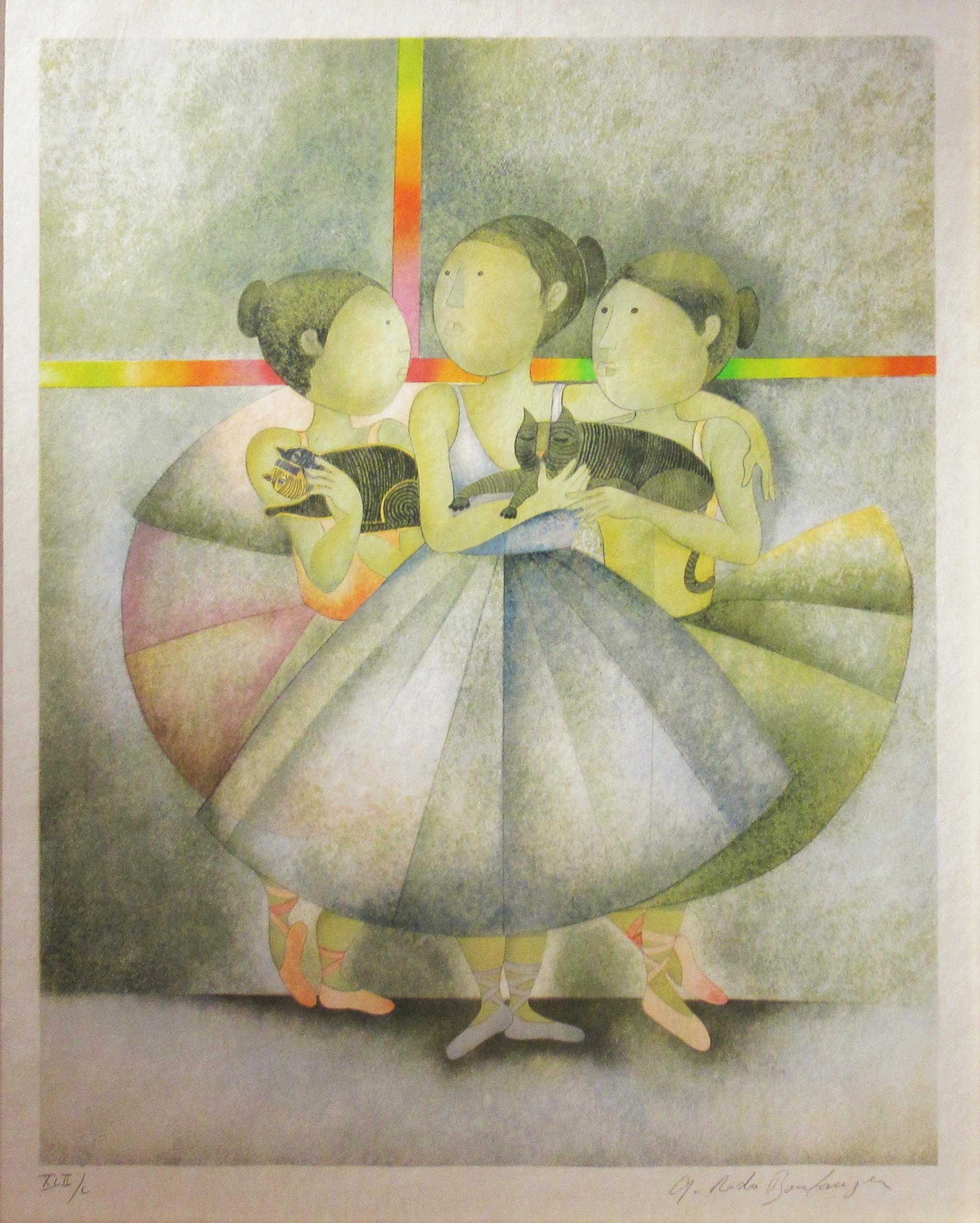 Les Petit Rats, Ballerinas - Print by Graciela Rodo Boulanger