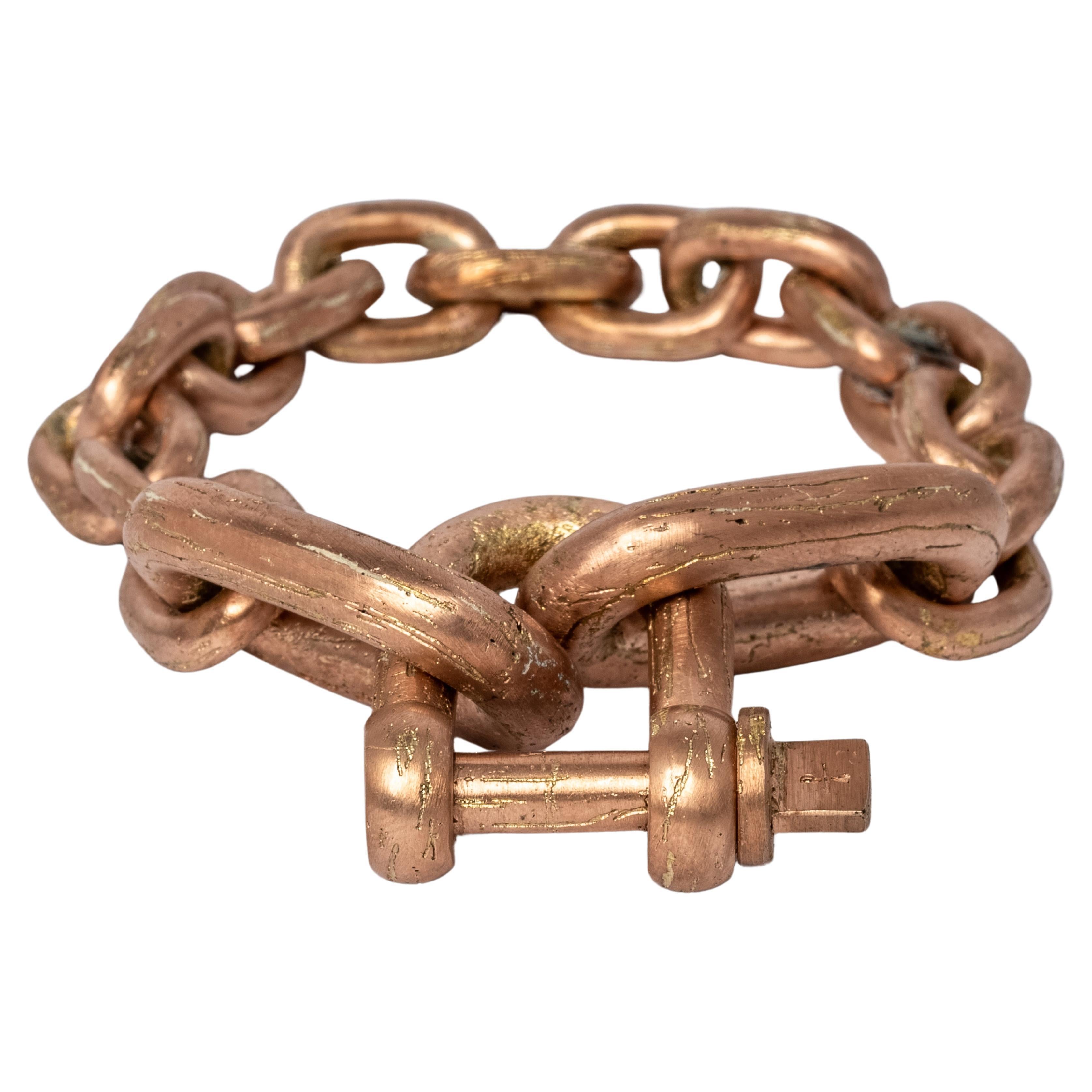 Grade Chain Charm Bracelet (AM) For Sale