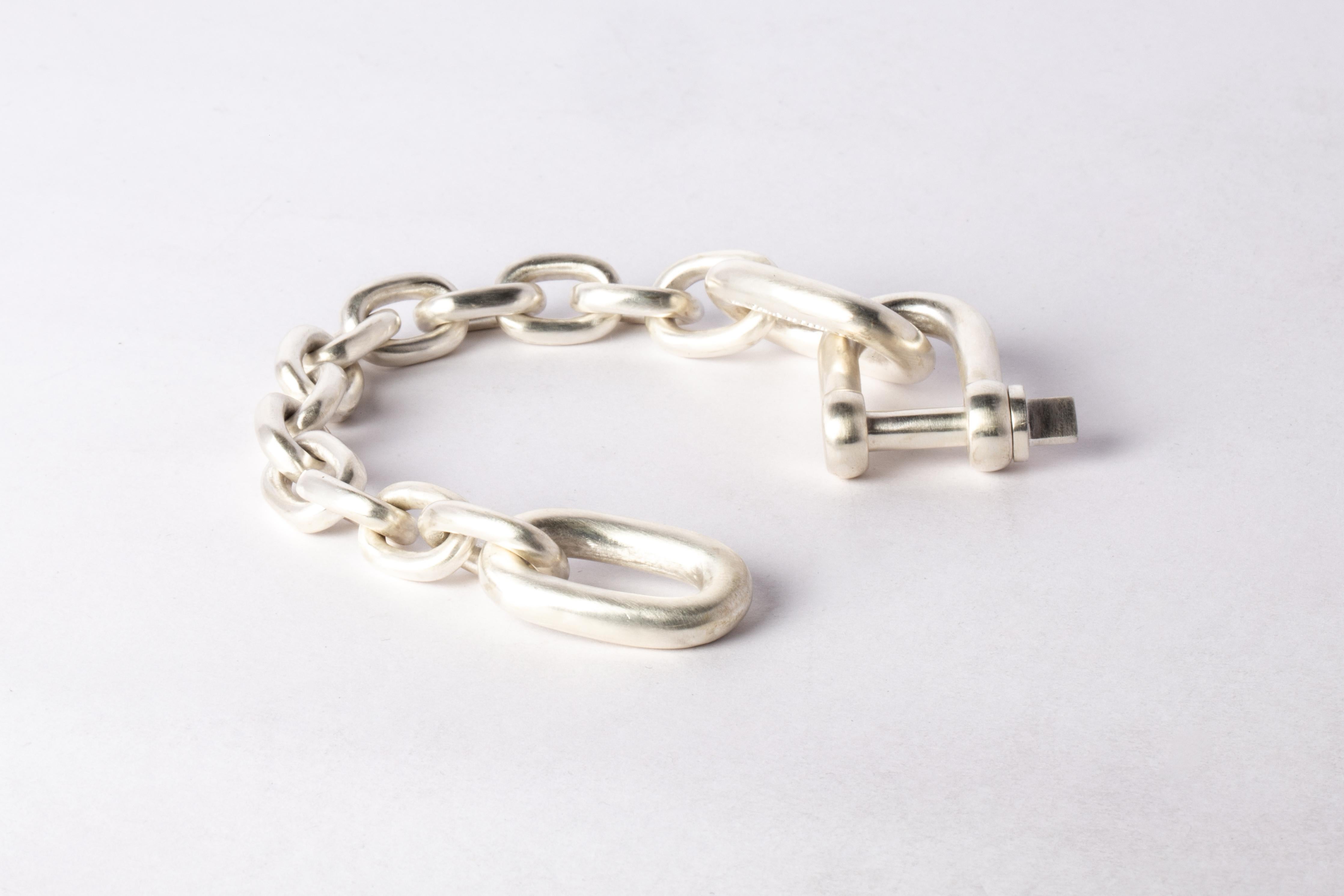 Women's or Men's Grade Chain Charm Bracelet (MA) For Sale