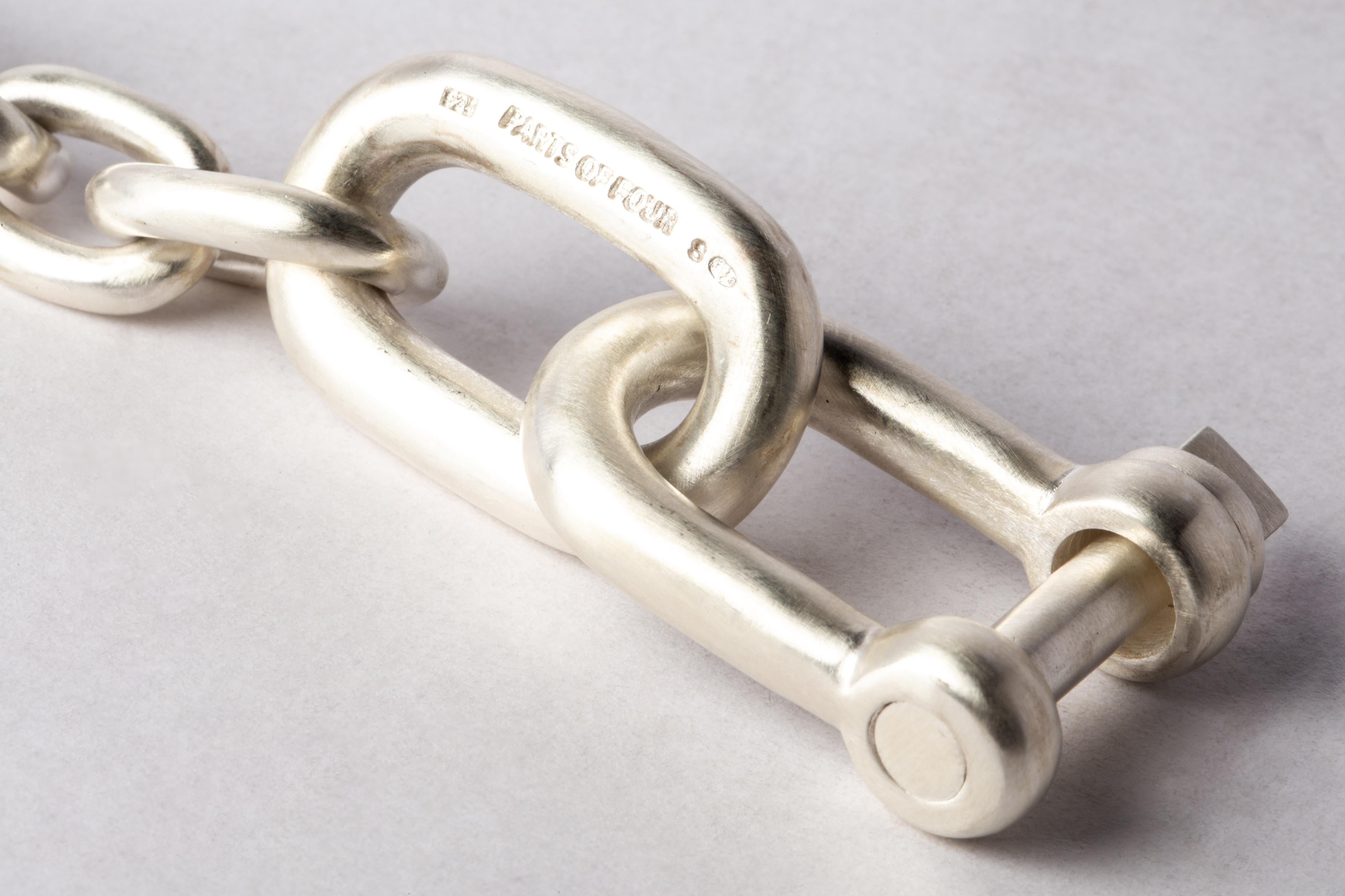 Bracelet à breloques en chaîne de grade (MA) en vente 3