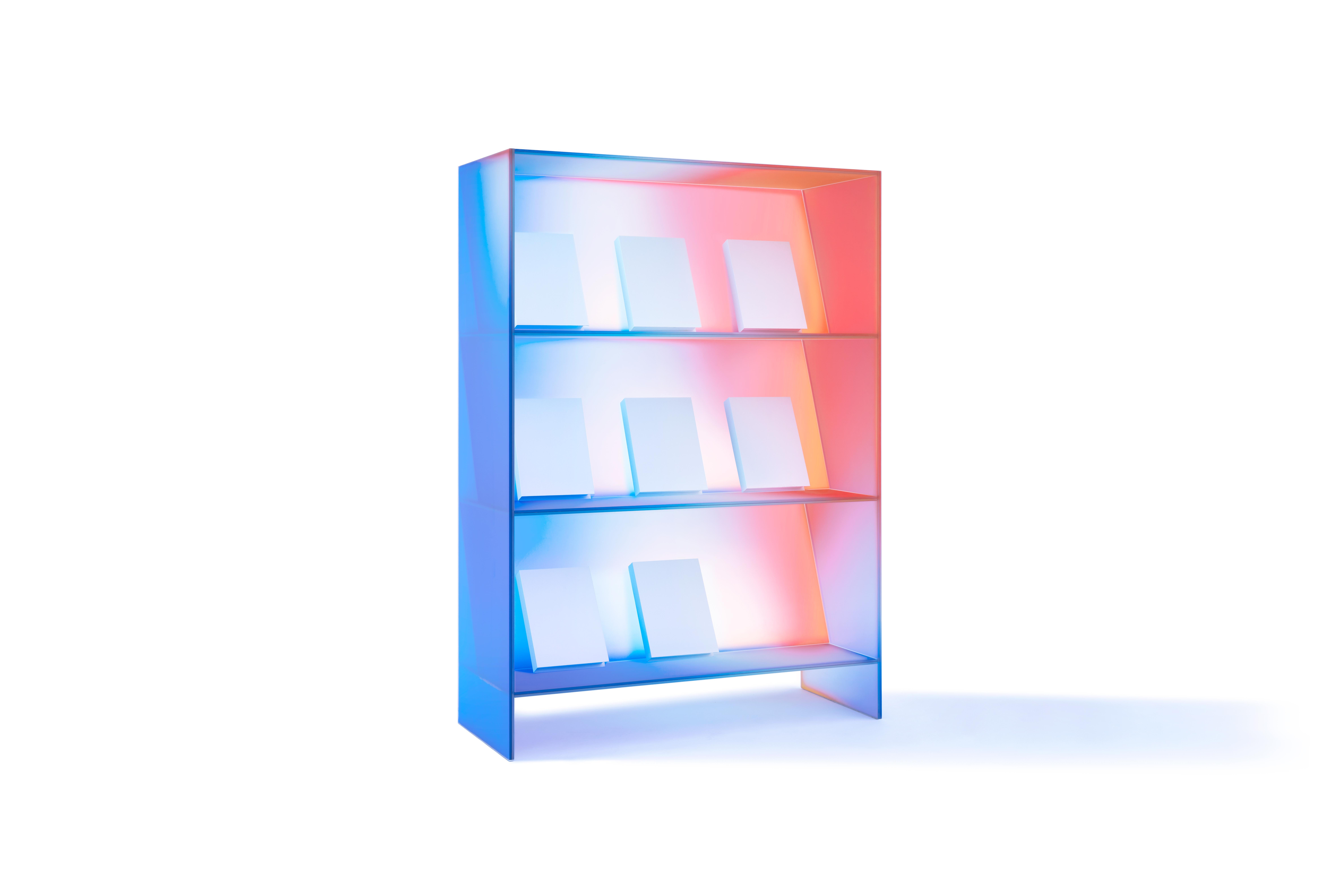 Farbverlauf bücherregal / schrank 'HALO' von Buzao im Angebot 10