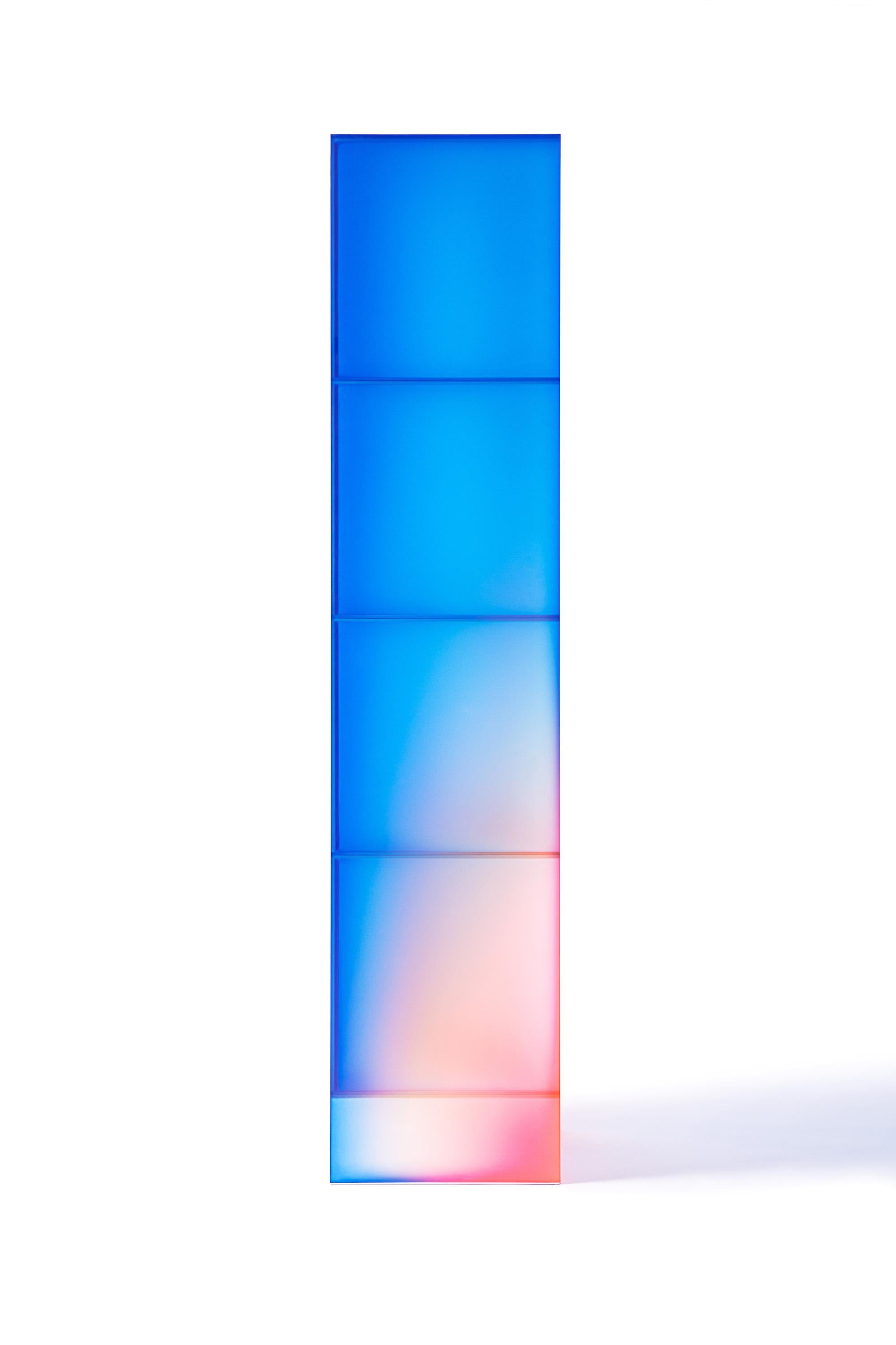 Gradient Color Glass Display Unit by Studio Buzao 1